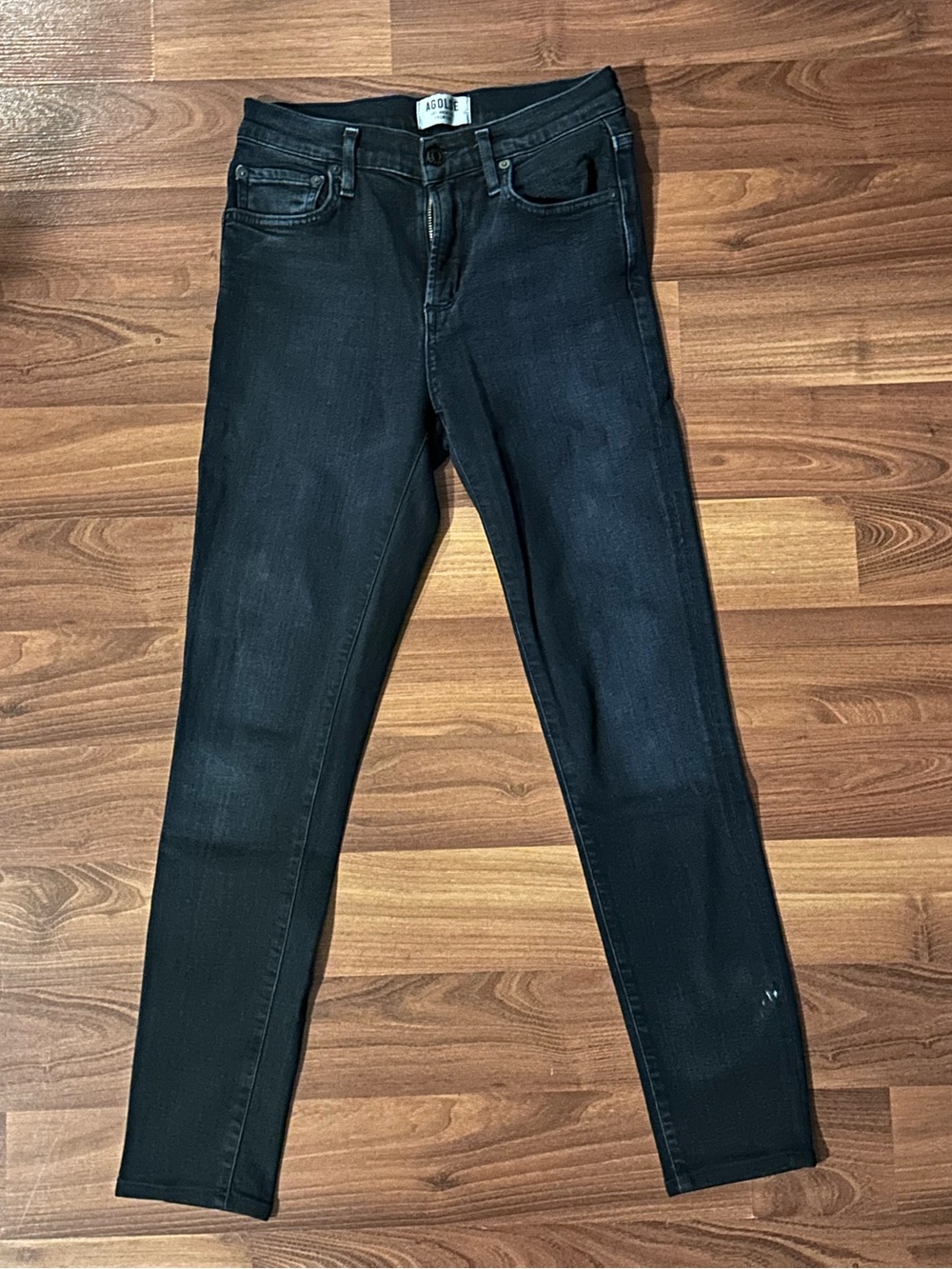 AGOLDE Dark Indigo Sophie High-Rise Skinny Jeans